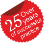 25 years of successful pratice